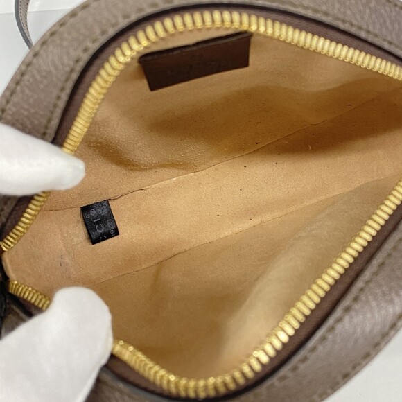 GUCCI Authentic Brown Leather Shoulder Bag - Picture 4 of 9